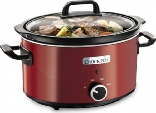 Slow cooker Crock Pot SCV400RD-050, 210 W, 3.5 l, 2 Setari gatit, Pastrare la cald, Vas de ceramica detasabil (Rosu) Slow cooker Crock Pot SCV400RD-050, 210 W, 3.5 l, 2 Setari gatit, Pastrare la cald, Vas de ceramica detasabil (Rosu)