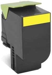Toner Lexmark 80C2HY0 (Galben)