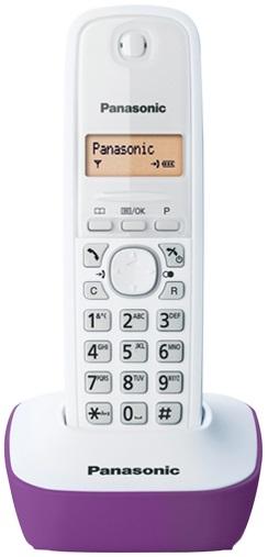 Telefon Fix Panasonic KX-TG1611FXF (Alb/Violet) Telefon Fix Panasonic KX-TG1611FXF (Alb/Violet)