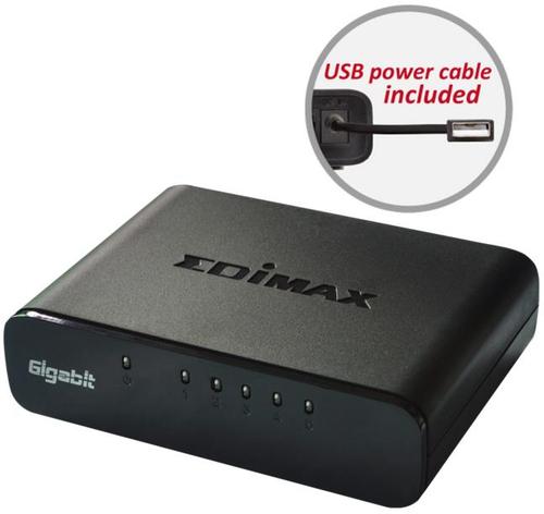 Switch Edimax ES-5500G V3, Gigabit, 5 porturi Switch Edimax ES-5500G V3, Gigabit, 5 porturi