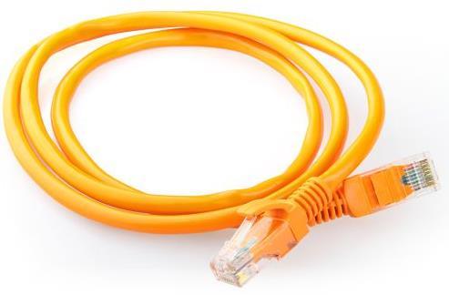 Cablu UTP Gembird PP12-0.25M/O, Patchcord, CAT5e, 0.25m (Portocaliu)
