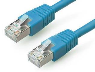 Cablu FTP Gembird PP6-1M/B, Patchcord, CAT.6, 1m (Albastru)