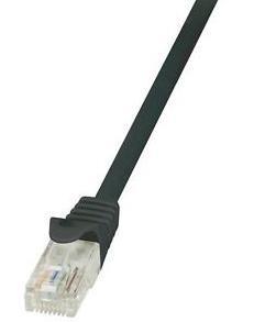 Cablu UTP LogiLink CP1053U, Patchcord, CAT.5e, 2m (Negru)