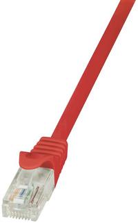 Cablu UTP LogiLink CP1014U, Patchcord, CAT.5e, 0.25m (Rosu)