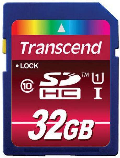 Card de memorie Transcend SDHC, 32GB, Clasa 10, UHS-I Card de memorie Transcend SDHC, 32GB, Clasa 10, UHS-I