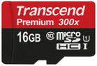 Card de memorie Transcend microSDHC, 16GB, Clasa 10, UHS-I