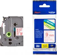 Banda laminata Brother TZe-222, 9mm x 8m (Rosu/Alb)