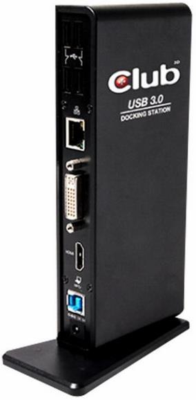 Docking Station Club 3D SenseVision, CSV-3242HD, USB 3.0, HDMI, Dual Display