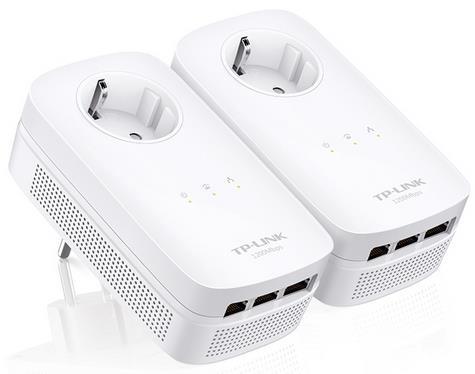 Kit Adaptoare Powerline TP-LINK TL-PA8030P KIT, Gigabit, 1200 mbps