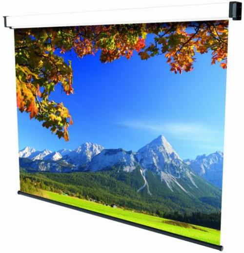 Ecran de proiectie Sopar New Spring SP3200, montabil pe perete, 200 x 210cm, Mecanism de blocare