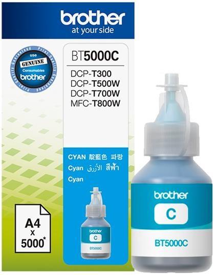 Cartus cerneala Brother BT5000C, acoperire 5000 pagini (Cyan)