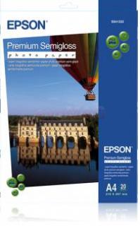 Hartie Foto Premium Epson, A4, 20 coli, Semi-Lucioasa, 251 g/m²