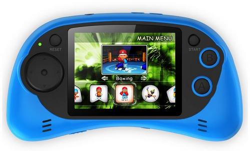Consola Portabila Serioux SRX-PGC200-BL, Ecran 2.7inch, 200 jocuri incluse (Albastru)