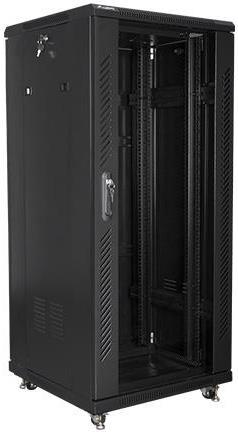 Cabinet metalic Lanberg FF01-6627-12B, 19inch, 27U, 600 x 600