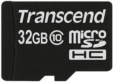 Card de memorie Transcend microSDHC, 32GB, Clasa 10 Card de memorie Transcend microSDHC, 32GB, Clasa 10