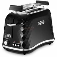 Prajitor paine Delonghi CTJ2103.BK, 900W, 2 felii (Negru)