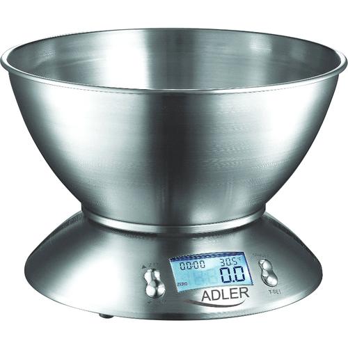 Cantar de bucatarie Adler AD3134, 5 kg, Inox