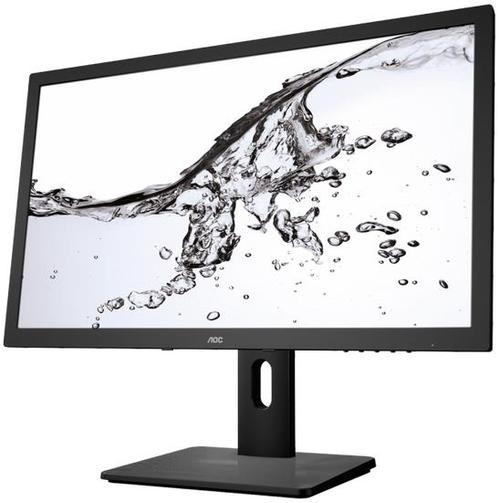 Monitor TN LED AOC 23.6inch E2475PWJ, Full HD (1920 x 1080), HDMI, VGA, DVI, 2 ms, Boxe, Pivot (Negru)