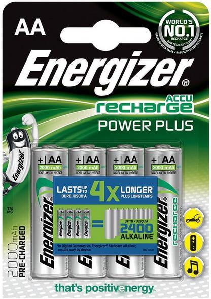Acumulatori Foto Energizer 7638900394818, AA, 1.2V, 2000mAh, 4 buc