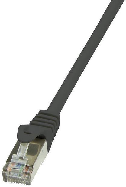 Cablu F/UTP LogiLink CP2033S, Patchcord, CAT.6, 1m (Negru)