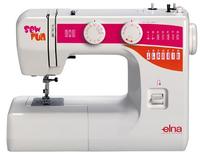 Masina de cusut casnica electro-mecanica ELNA SEW FUN (Alb-Mov)