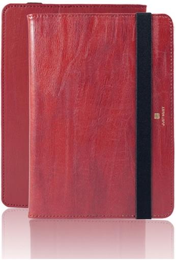 Husa Book cover Just Must Vintage JMVTG7-8RD pentru tablete de la 7inch pana la 8inch (Rosu)