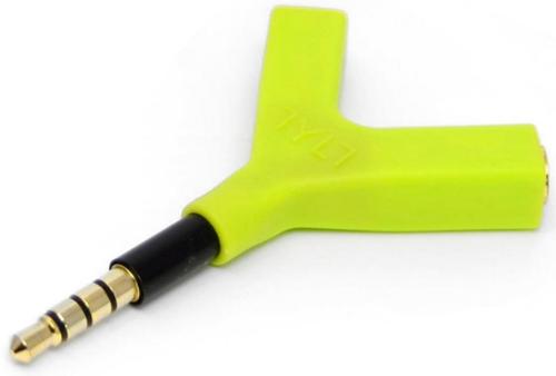 Adaptor Audio Tylt Y-SPLIT, 2x Jack 3.5mm (Verde)