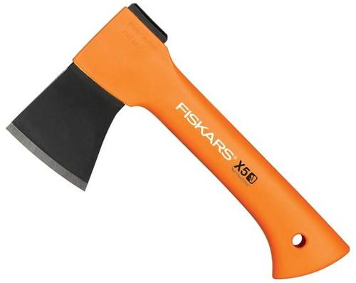 Topor Fiskars X5 - XXS, pentru camping (Portocaliu)
