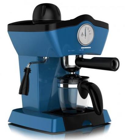 Espressor Heinner Charm HEM-200BL, 0.25l, 5 bar, 800W (Negru-Albastru)