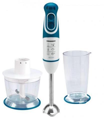 Mixer vertical Heinner CHARM HB-600BL, 600W, 0.7l (Alb-Turcoaz)