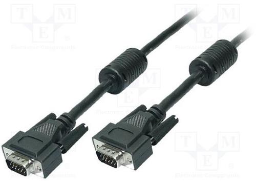 Cablu LogiLink CV0016 VGA - VGA, 10m (Negru) Cablu LogiLink CV0016 VGA - VGA, 10m (Negru)