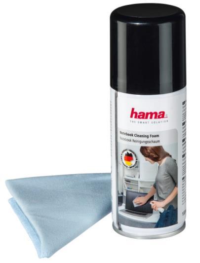 Kit de curatare Hama 53079, spuma 100 ml si laveta