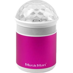 Boxa Portabila Technaxx MusicMan Disco BT-X17, Bluetooth (Roz)