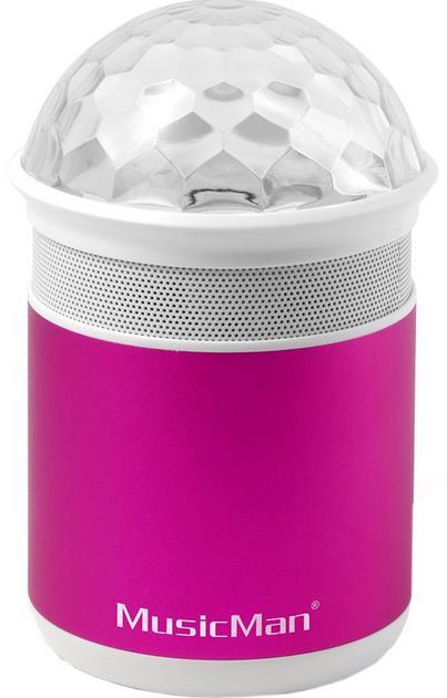 Boxa Portabila Technaxx MusicMan Disco BT-X17, Bluetooth (Roz)