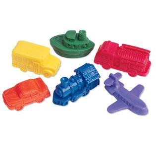 Joc matematic Learning Resources Mini vehicule pentru numarat - set 72 buc