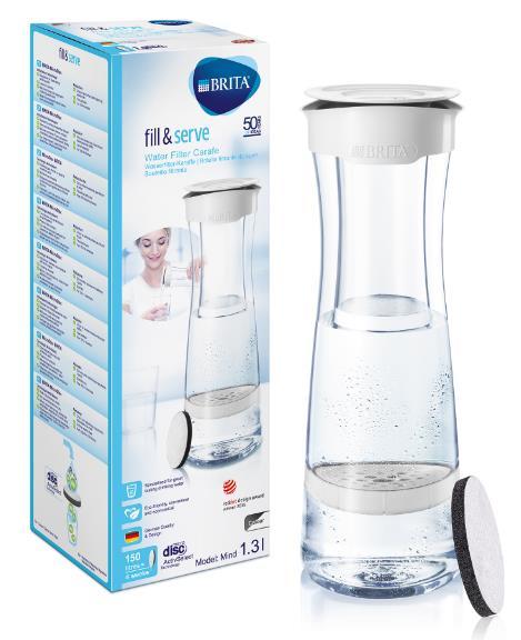 Carafa filtrare apa Brita Fill&Serve BR1020115, 1.3 l (Alb)