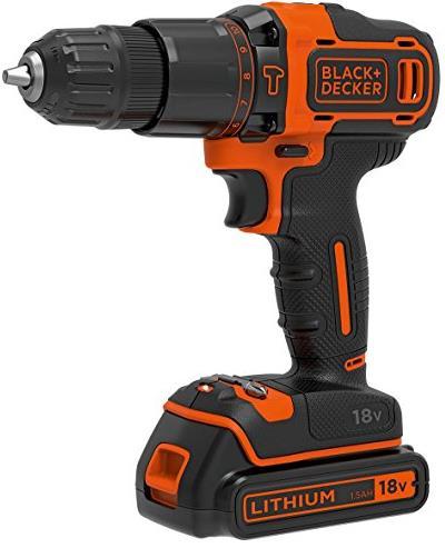 Masina de gaurit si insurubat cu acumulator Black&Decker BDCHD18K-QW, cutie, 18 V, 1.5 Ah