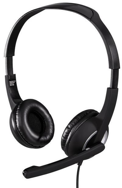 Casti Stereo cu microfon Hama Essential HS 300, microfon (Negru)