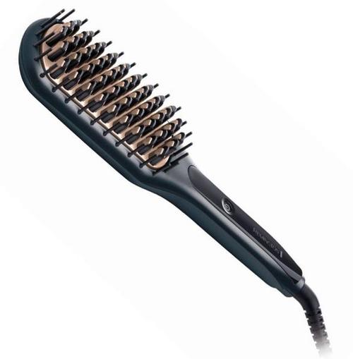 Perie de indreptat parul Remington CB7400, Invelis ceramic, 230 grade, Incalzire rapida, Husa (Negru)