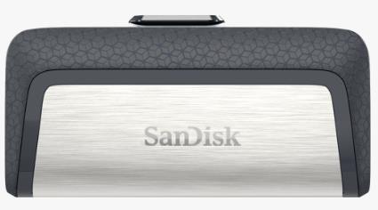 Stick USB Sandisk Ultra Dual Drive, 128GB, USB Type C (Gri/Negru)
