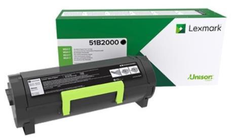 Toner Lexmark 51B2000, 2500 pagini (Negru)