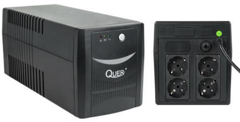 UPS Quer Micropower, 1000VA/600W, 4 x Schuko (Negru)