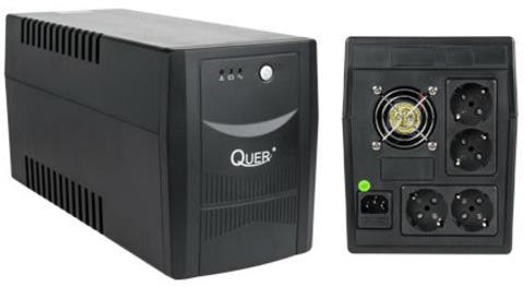UPS Quer Micropower, 1500VA/900W, 4 x Schuko (Negru)