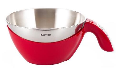 Cantar de bucatarie Daewoo DKS45R, 5 kg, Tara (Rosu)