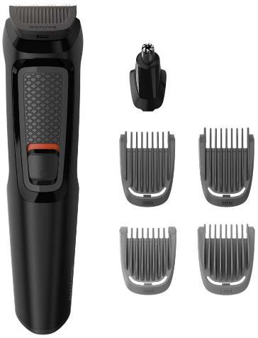 Aparat de tuns barba Philips Multigroom series 3000 6 in 1 MG3710/15 (Negru)