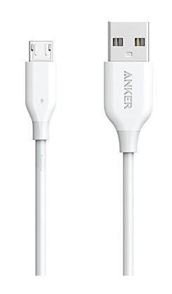 Cablu de date Anker PowerLine Micro USB, 1 metru (Alb)