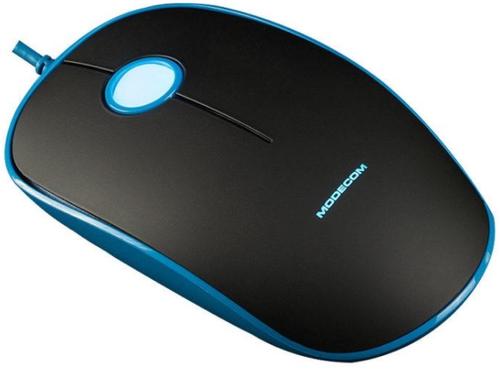 Mouse optic Modecom M111, 1600 DPI (Negru/Albastru) - 0 | YEO