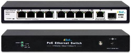 Switch Esol S08PoE-P120-1G-1SFP, 8 porturi Switch Esol S08PoE-P120-1G-1SFP, 8 porturi