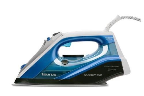 Fier de calcat cu aburI Taurus GEYSER ECO 2800. 2800 W,jet aburi:180g/min. talpa ceramica anodica UltraGlide, sistem ECO ( consum redus de apa & curent electric),oprire automata