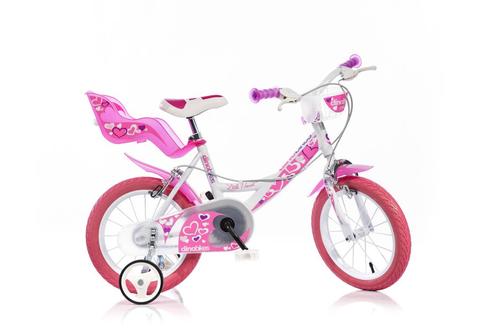 Bicicleta copii DINO BIKES 164RN, Roti 16inch, Little Heart